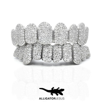 ALLIGATOR JESUS GALAXY Grillz