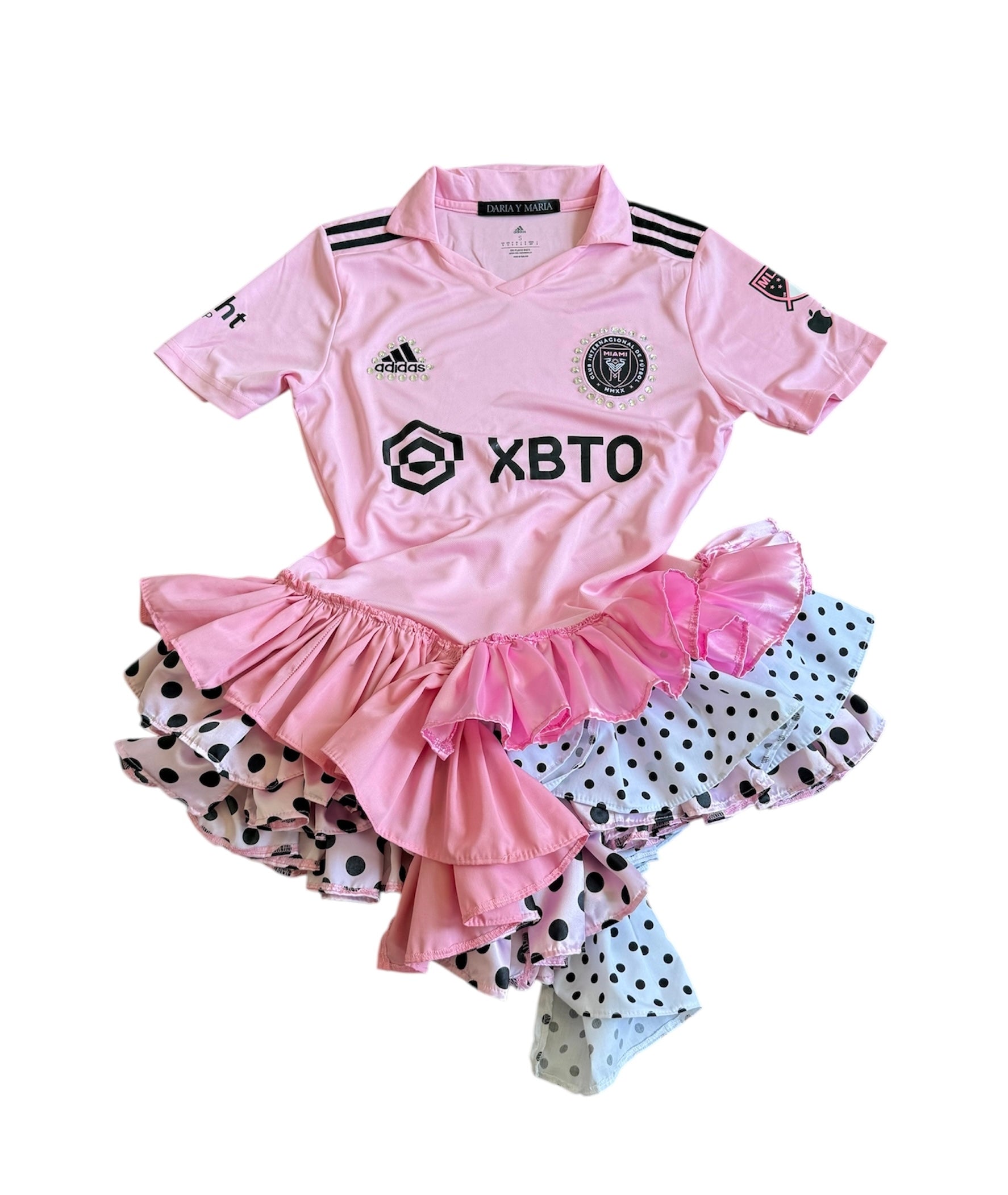 PINK FOOTBALL DRESS
