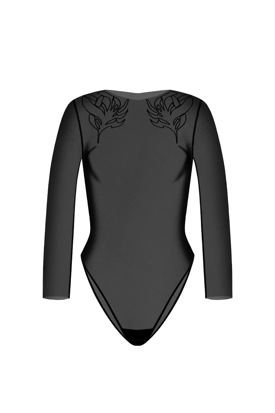 SELENE BLACK BODYSUIT