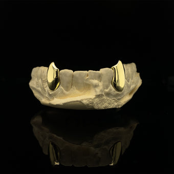 Alligator Jesus Gold Fang Bottom Grillz