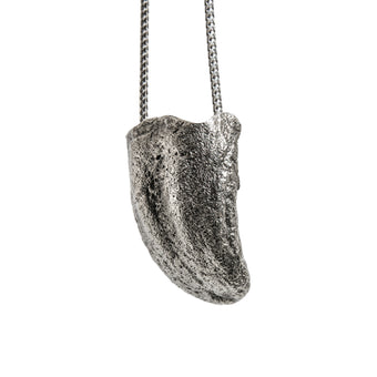Alligator Jesus Silver Tongue Pendant