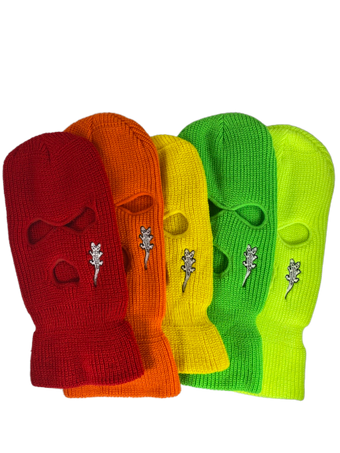 Alligator Jesus Ski Mask multicolor