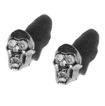 Alligator Jesus Skull Earrings