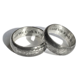 Alligator Jesus "Until We Fuck It Up" Engagement Rings
