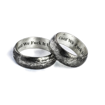 Alligator Jesus "Until We Fuck It Up" Engagement Rings