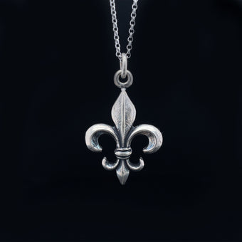 Fleur-de-lis Pendant Necklace by Alligator Jesus