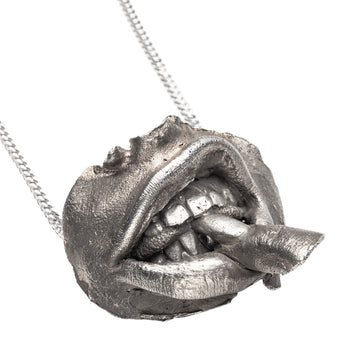 Open Mouth Pendant b Alligator Jesus