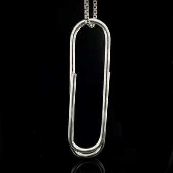 Paperclip Pendant by Alligator Jesus