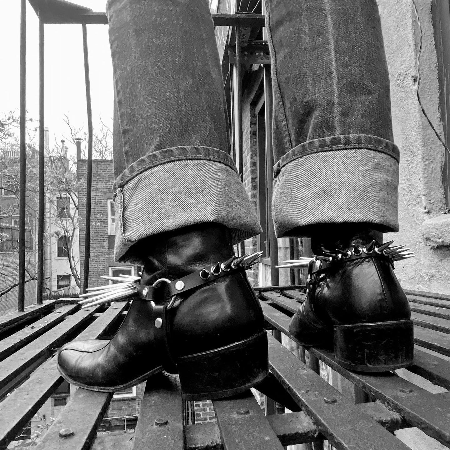 VICIOUS BOOT HARNESS (PAIR)