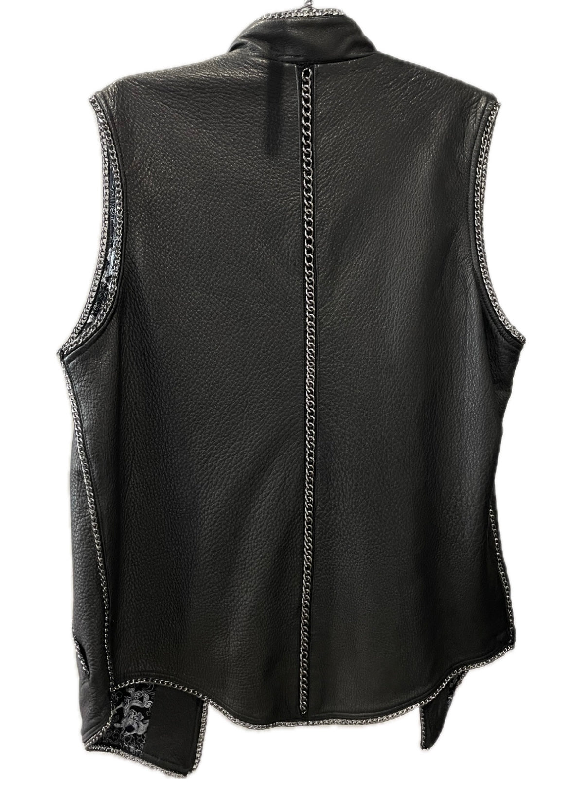 Chains Leather Vest