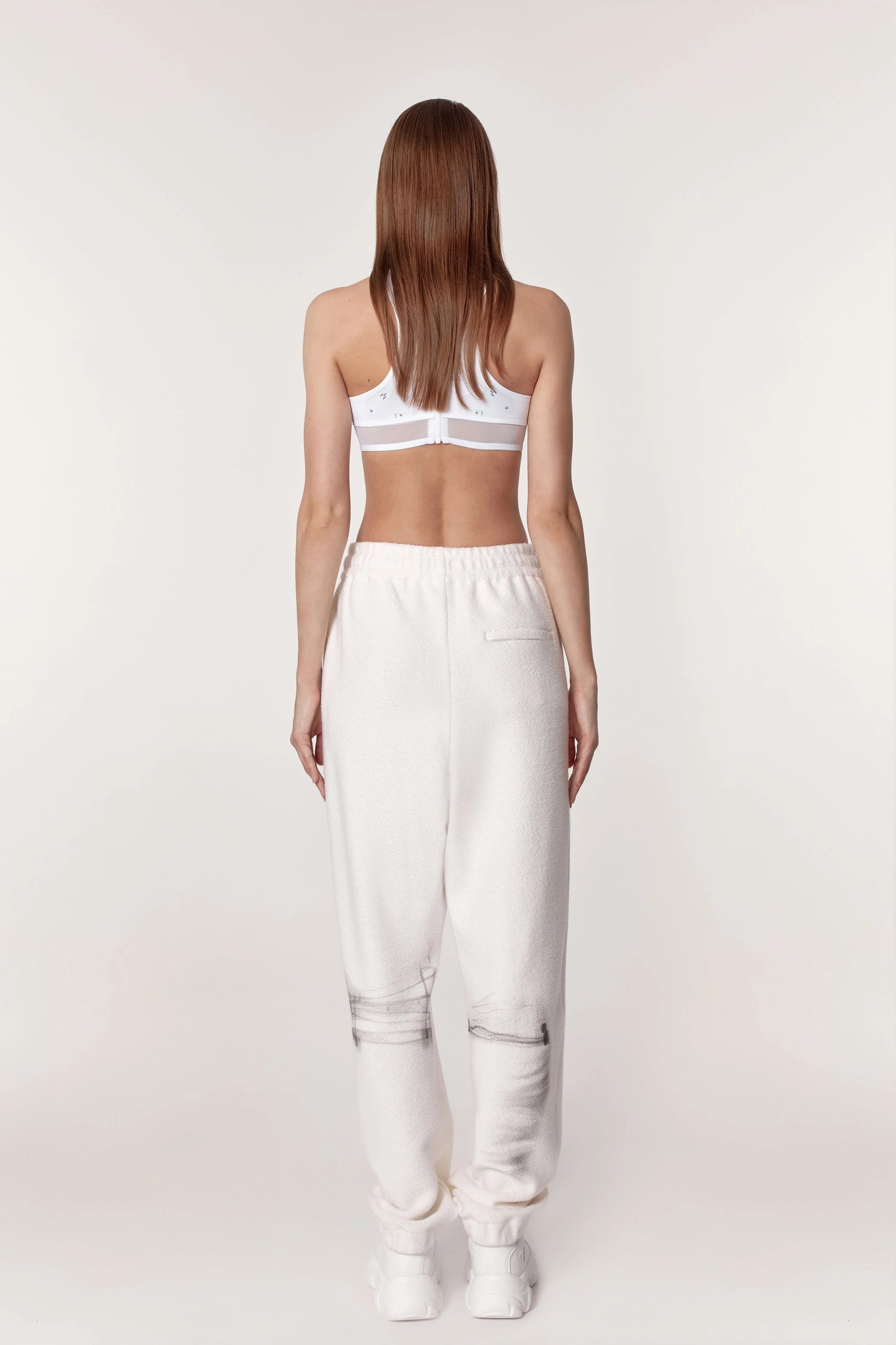 White space suit pants