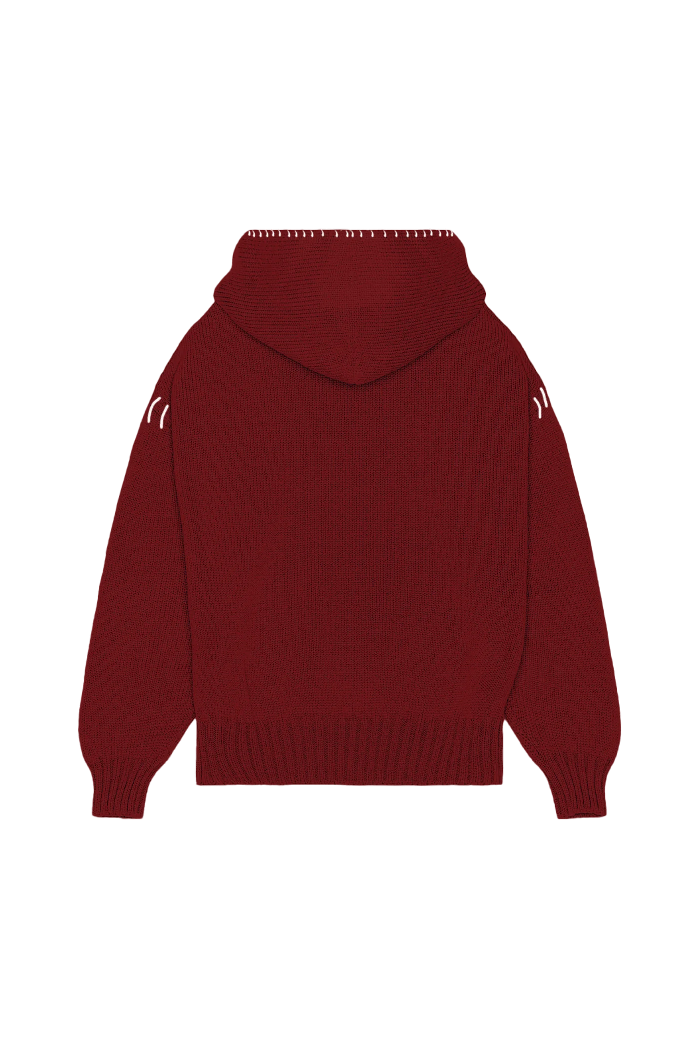 5 GAUGE KNIT HOODIE