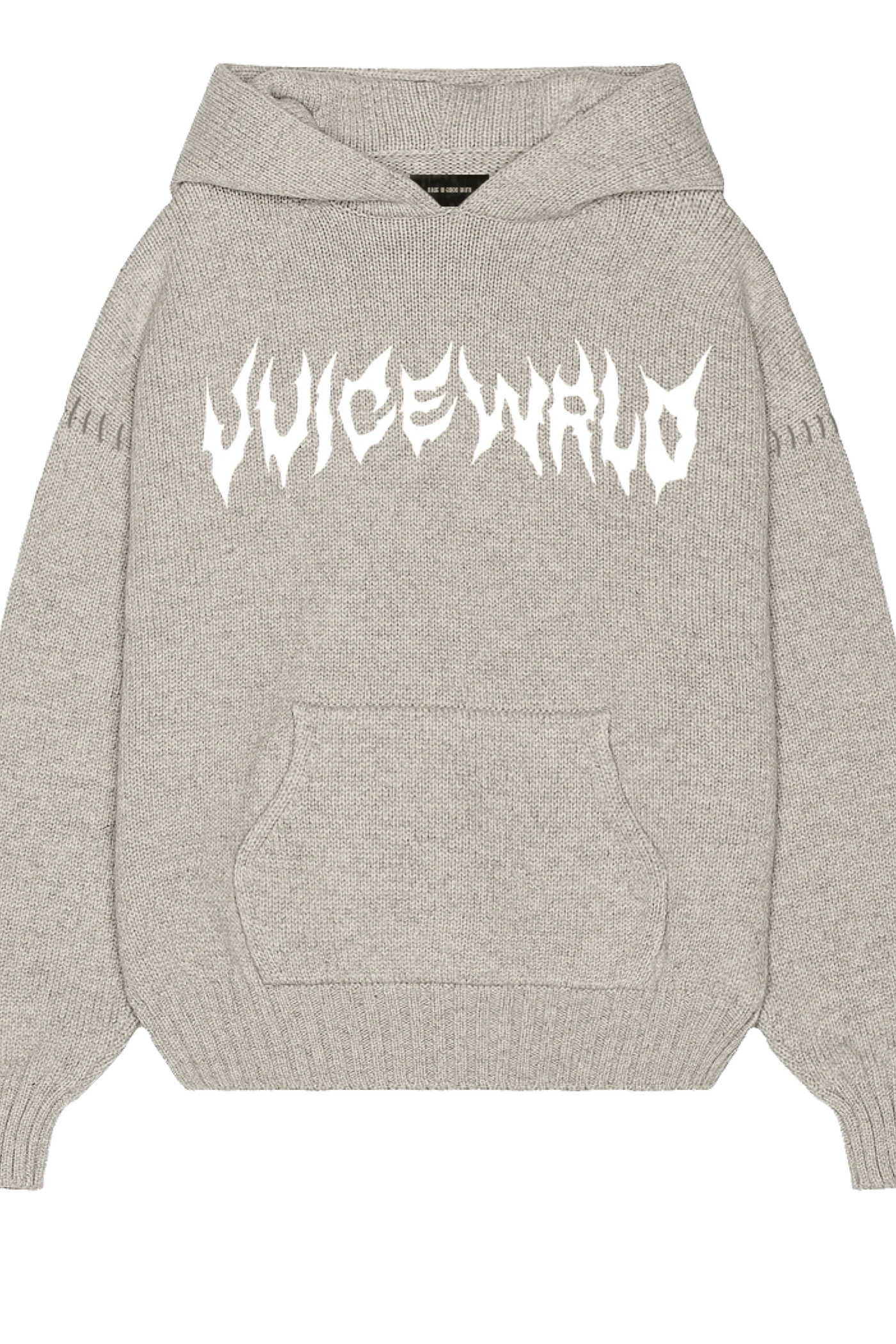 5 GAUGE KNIT HOODIE