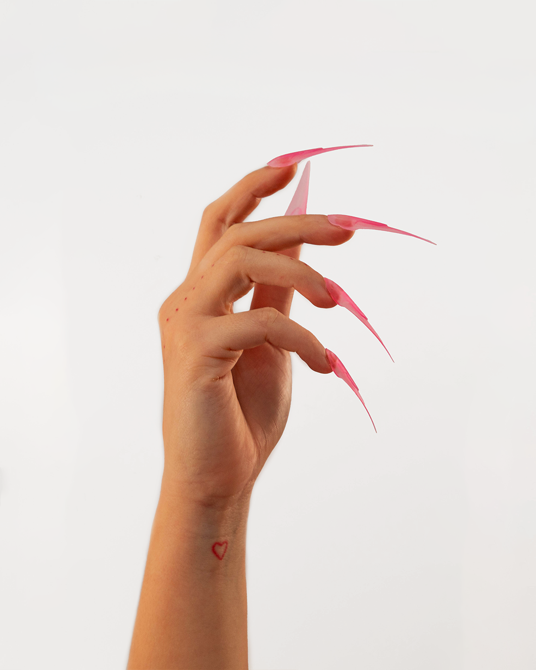 Pink Matte Petal Nails