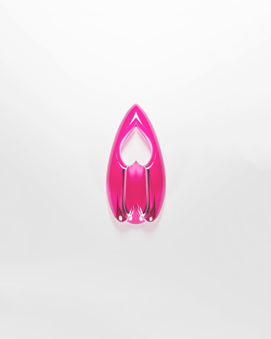 Pink Shine Love Nails Full Reusable Press On Manicure Set