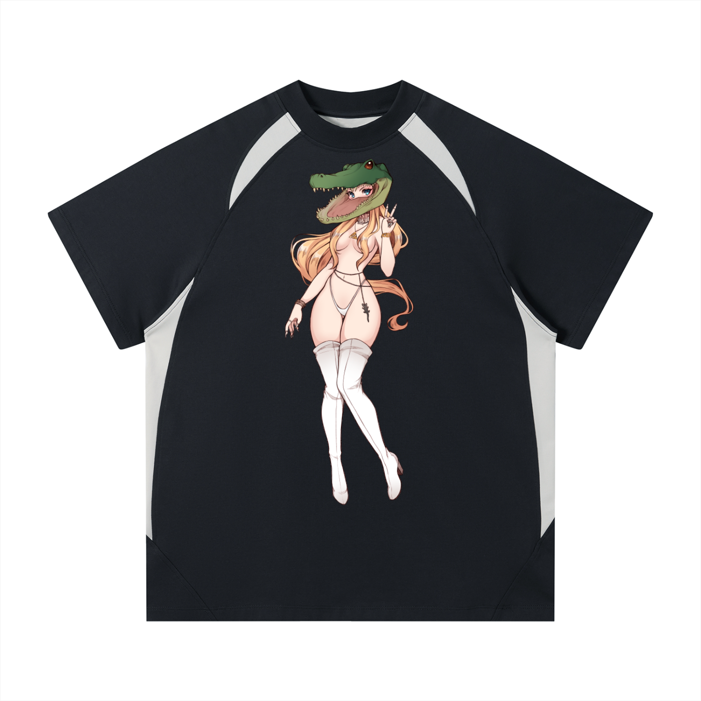 Contrast Panel Performance T-Shirt