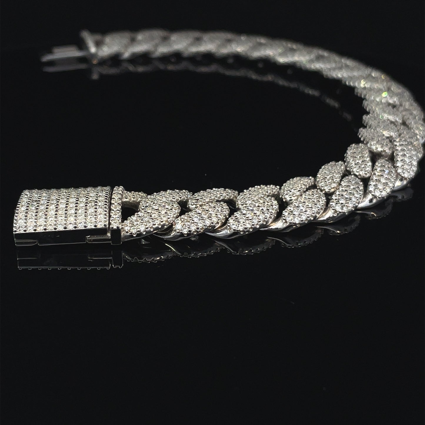 Iced Out Cuban Link Bracelet - 14mm