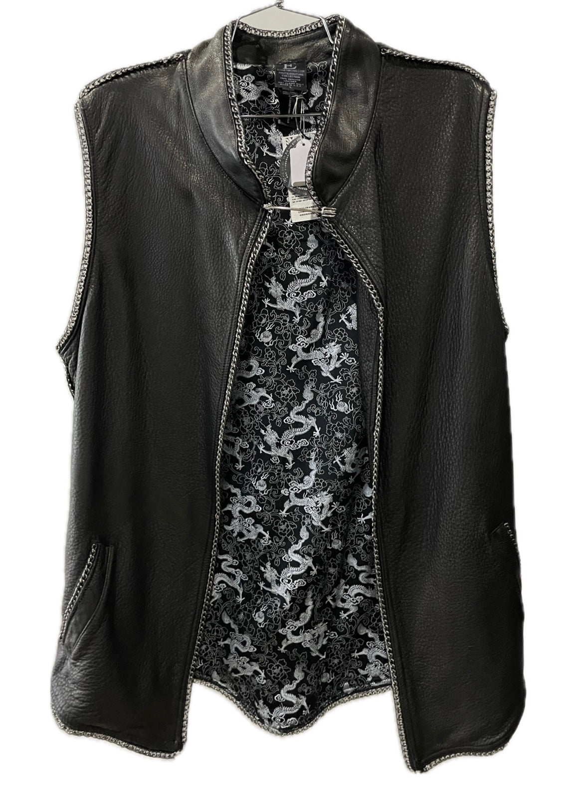 Chains Leather Vest