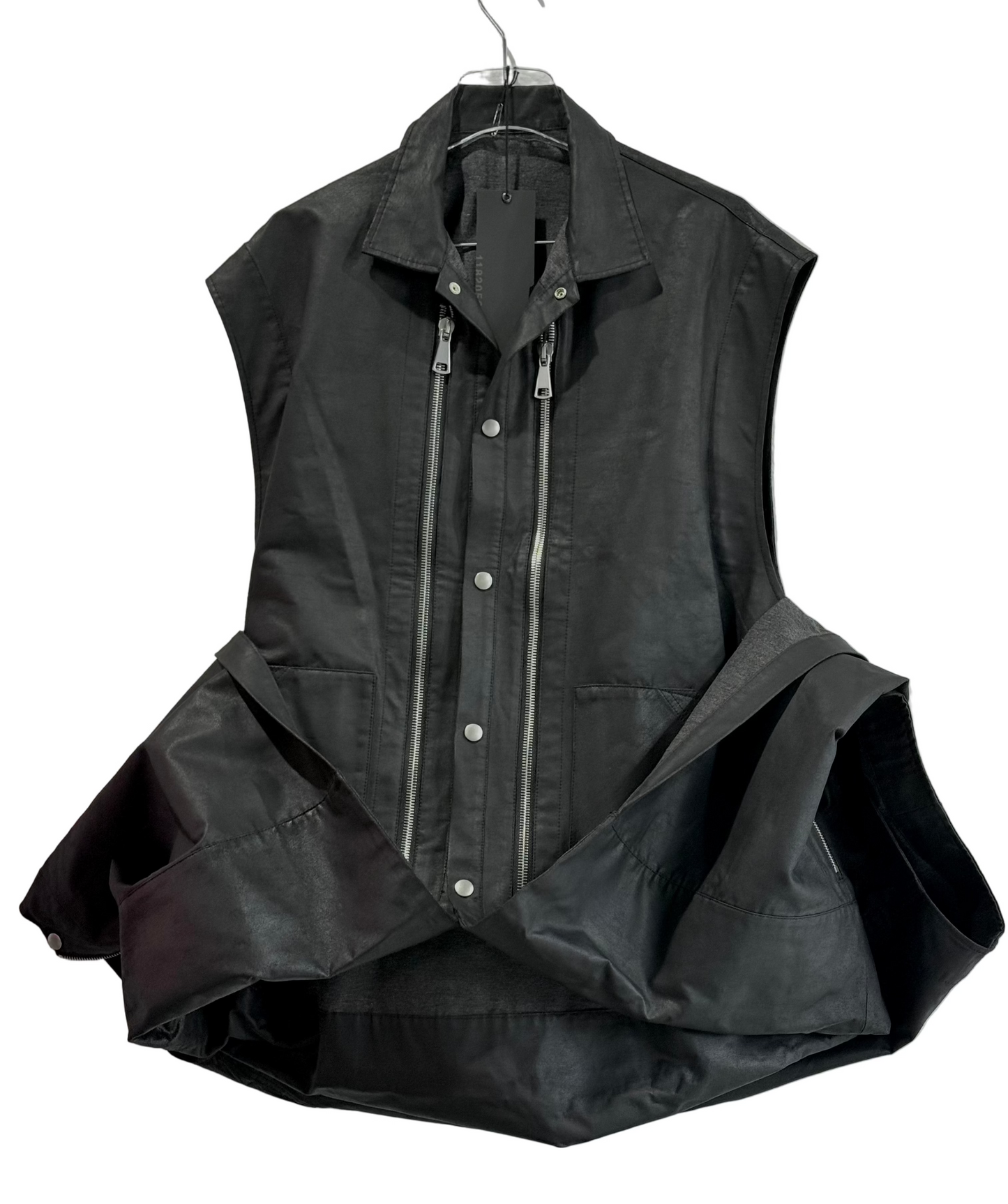 DOUBLE-LAYERED WORK VEST (BLACK)