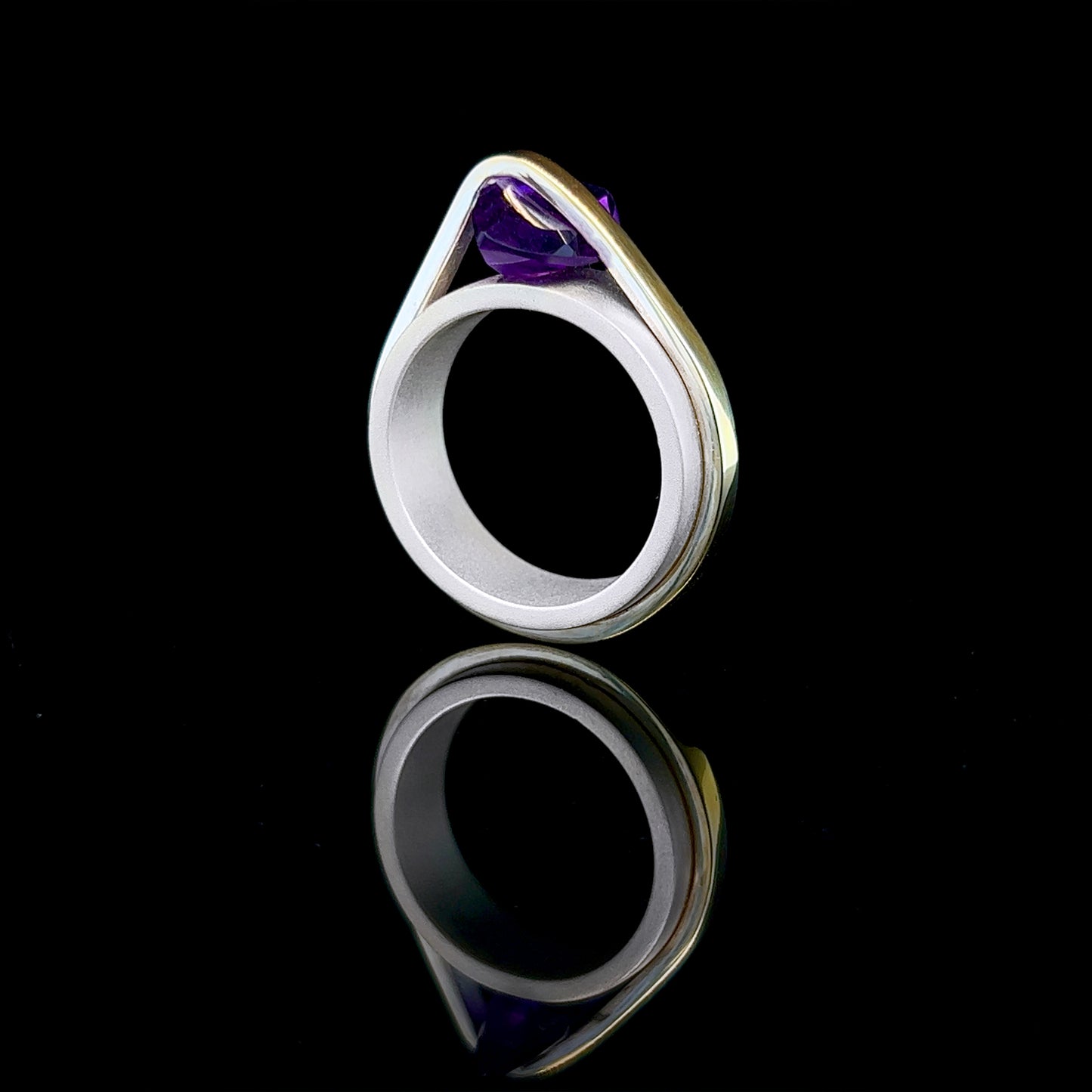 Slave Ring - Purple Amethyst