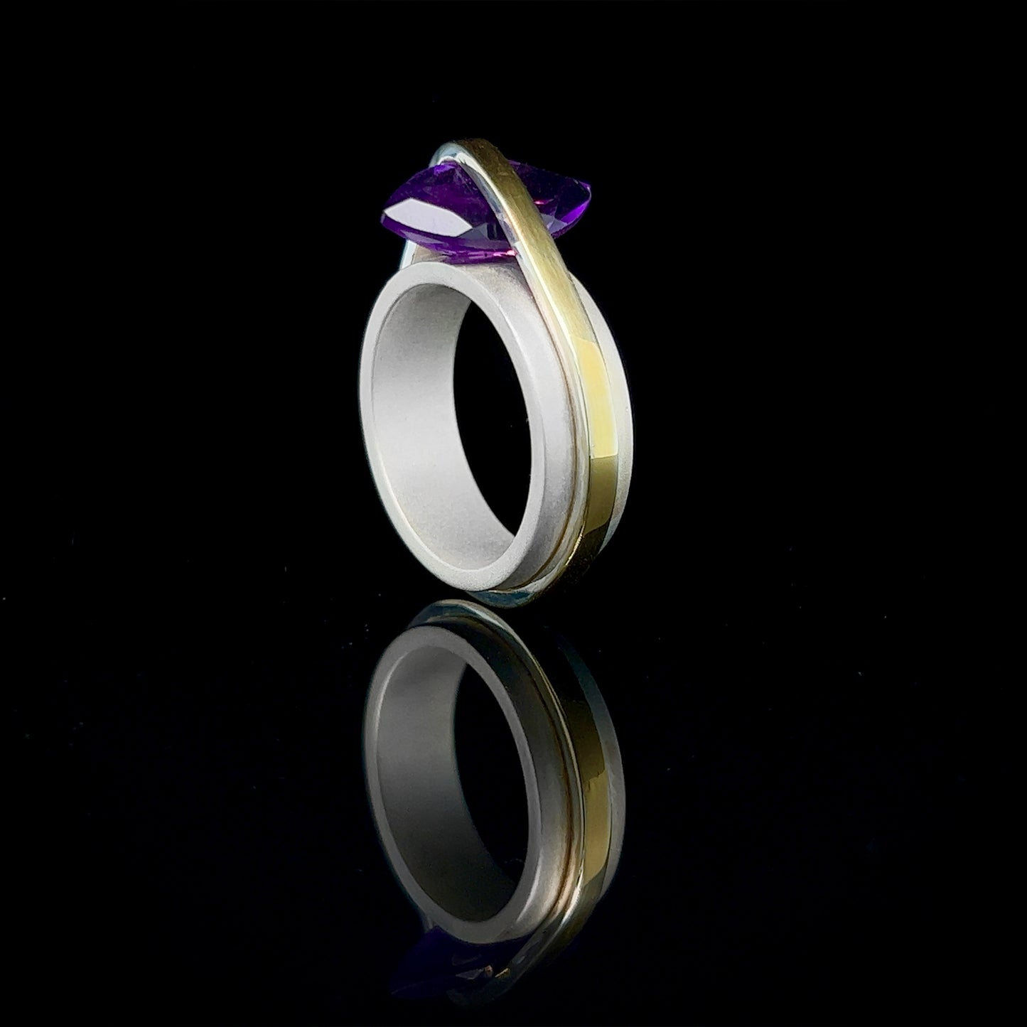 Slave Ring - Purple Amethyst
