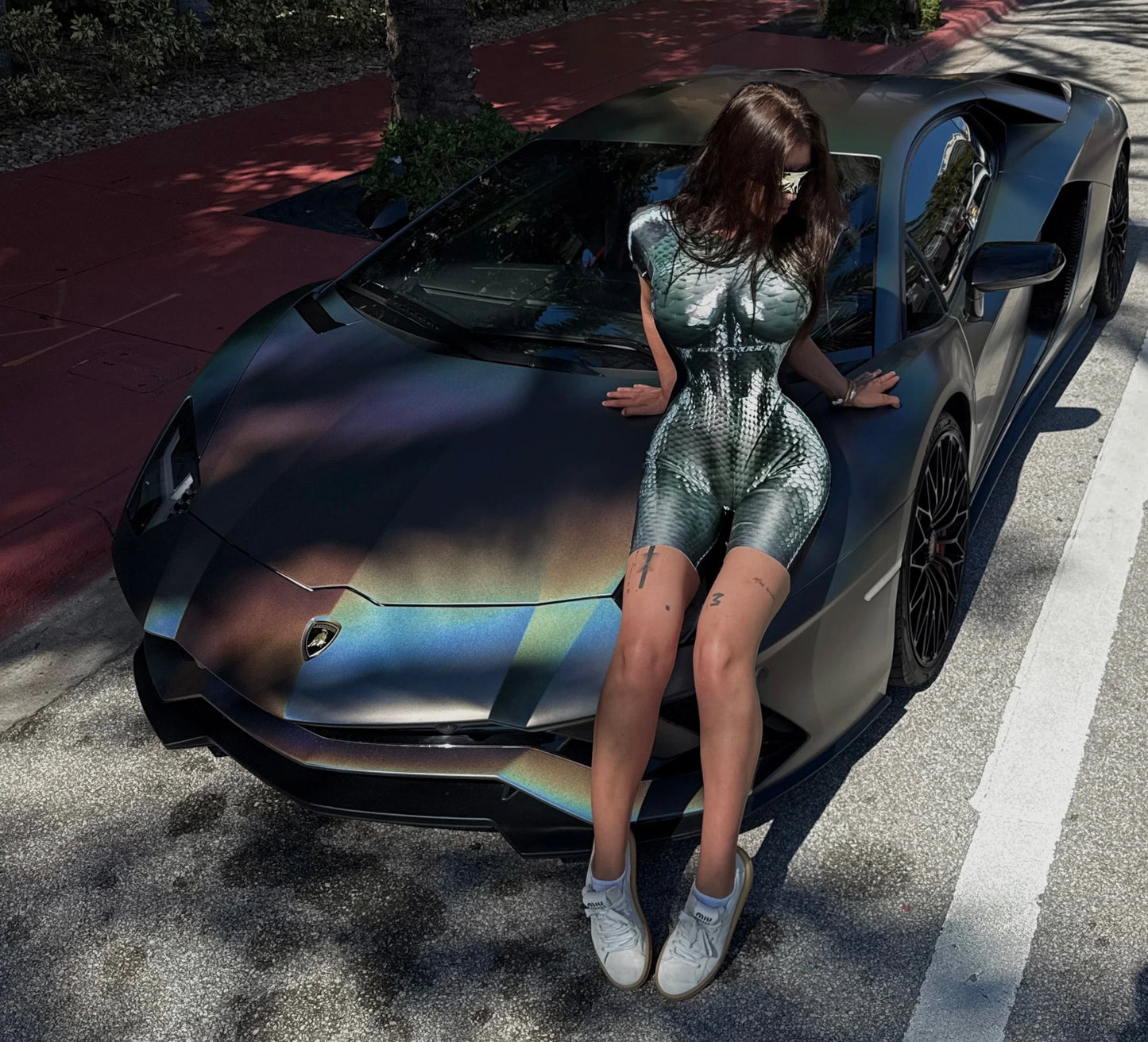 GREEN REPTILE Playsuit