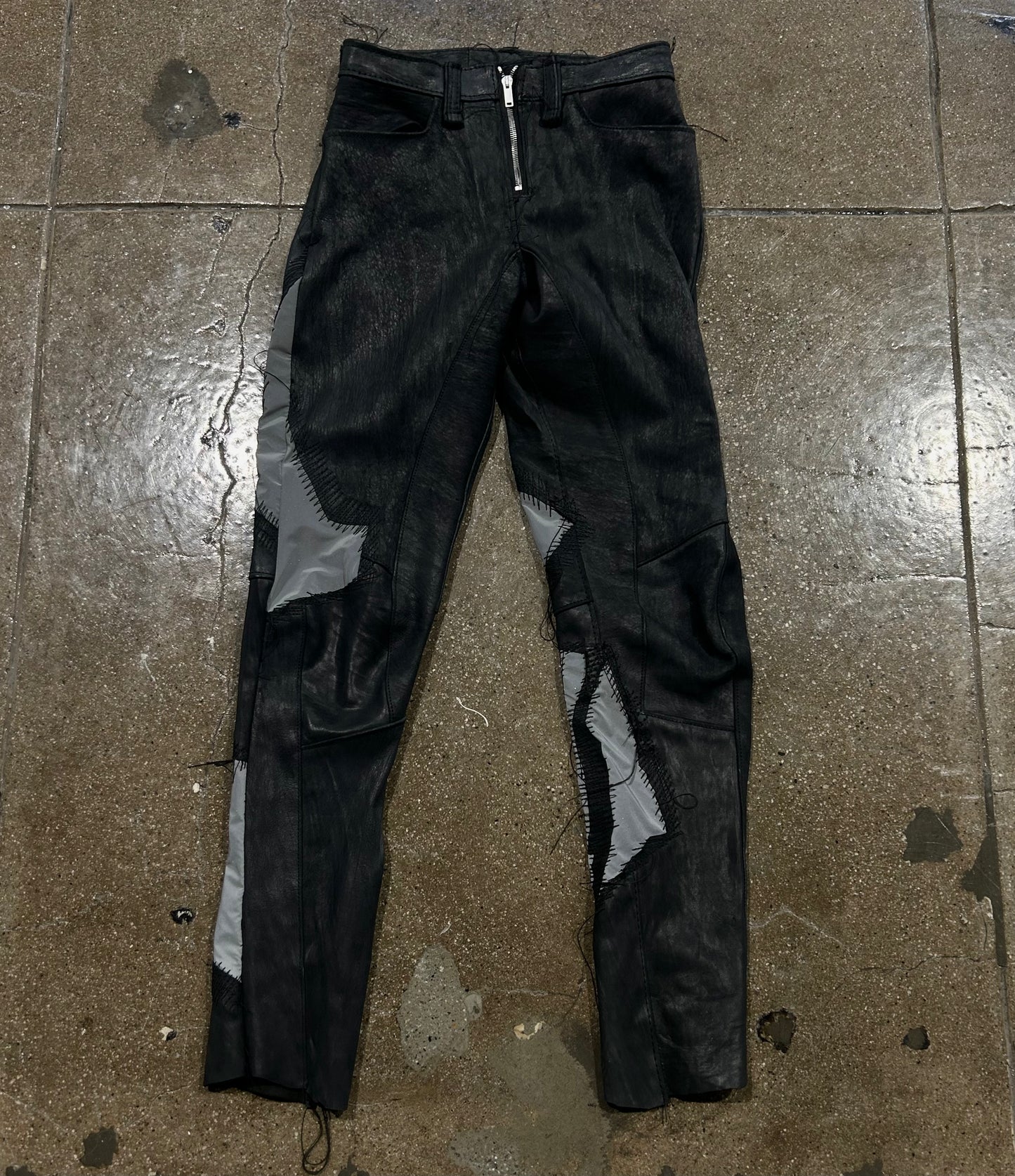 LEATHER/ 3M SCARS PANTS