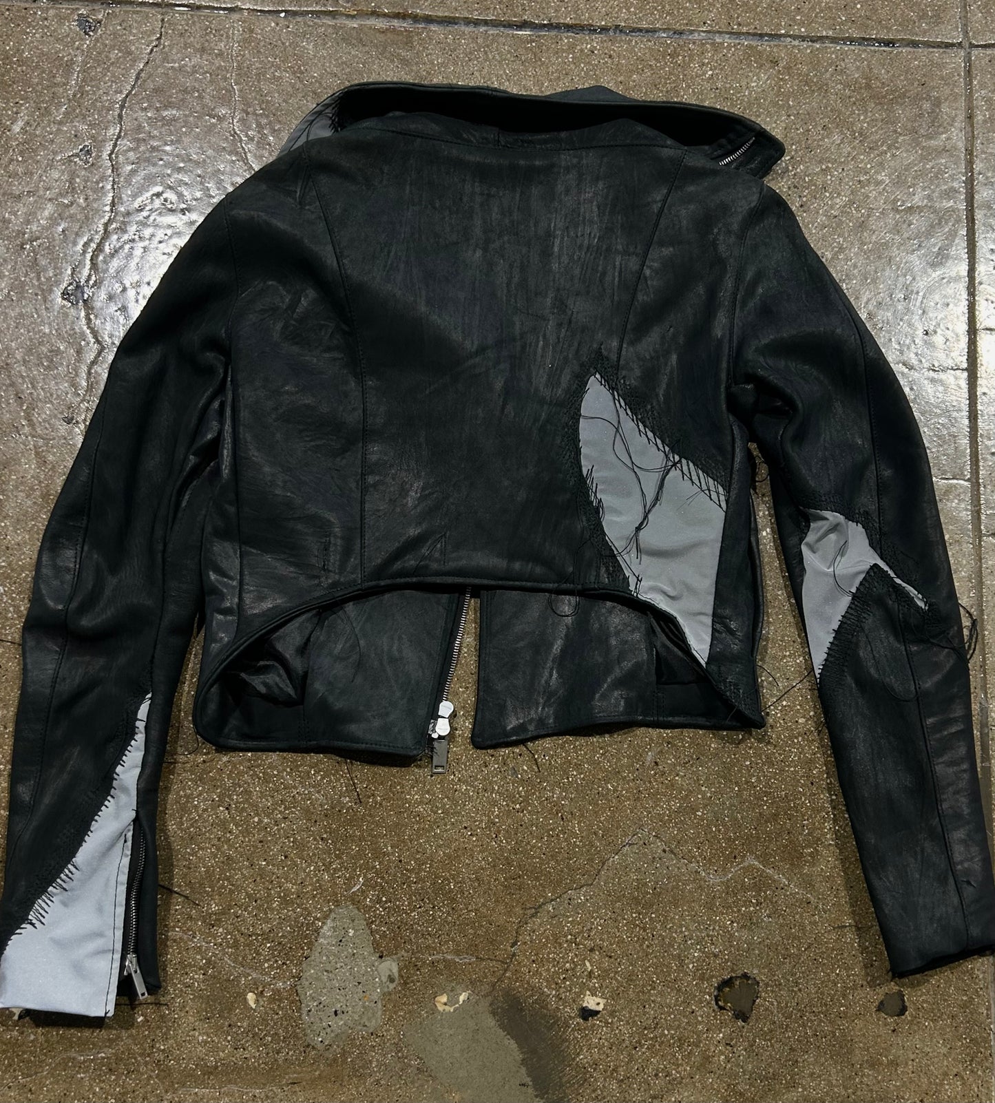 LEATHER/ 3M SCARS JACKET