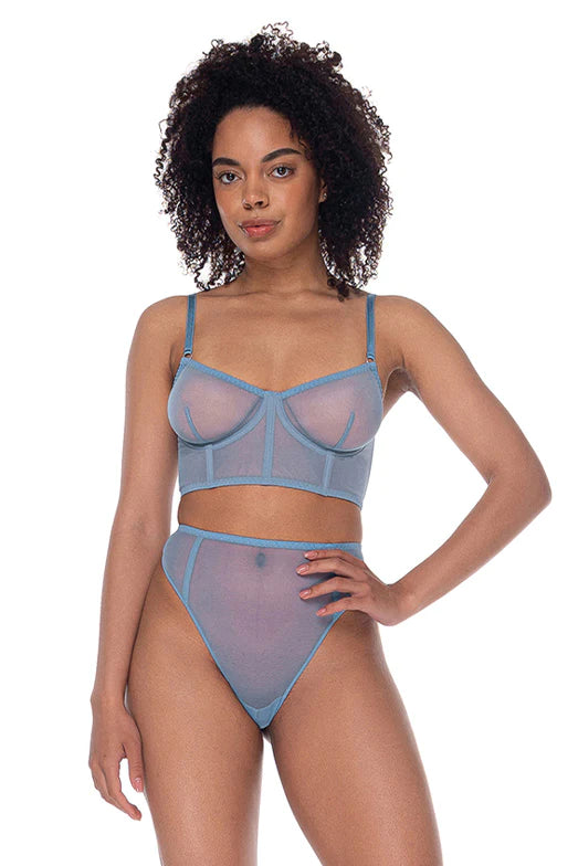UNNAMED 2.0 ASH BLUE HIGH-WAISTED BRIEF