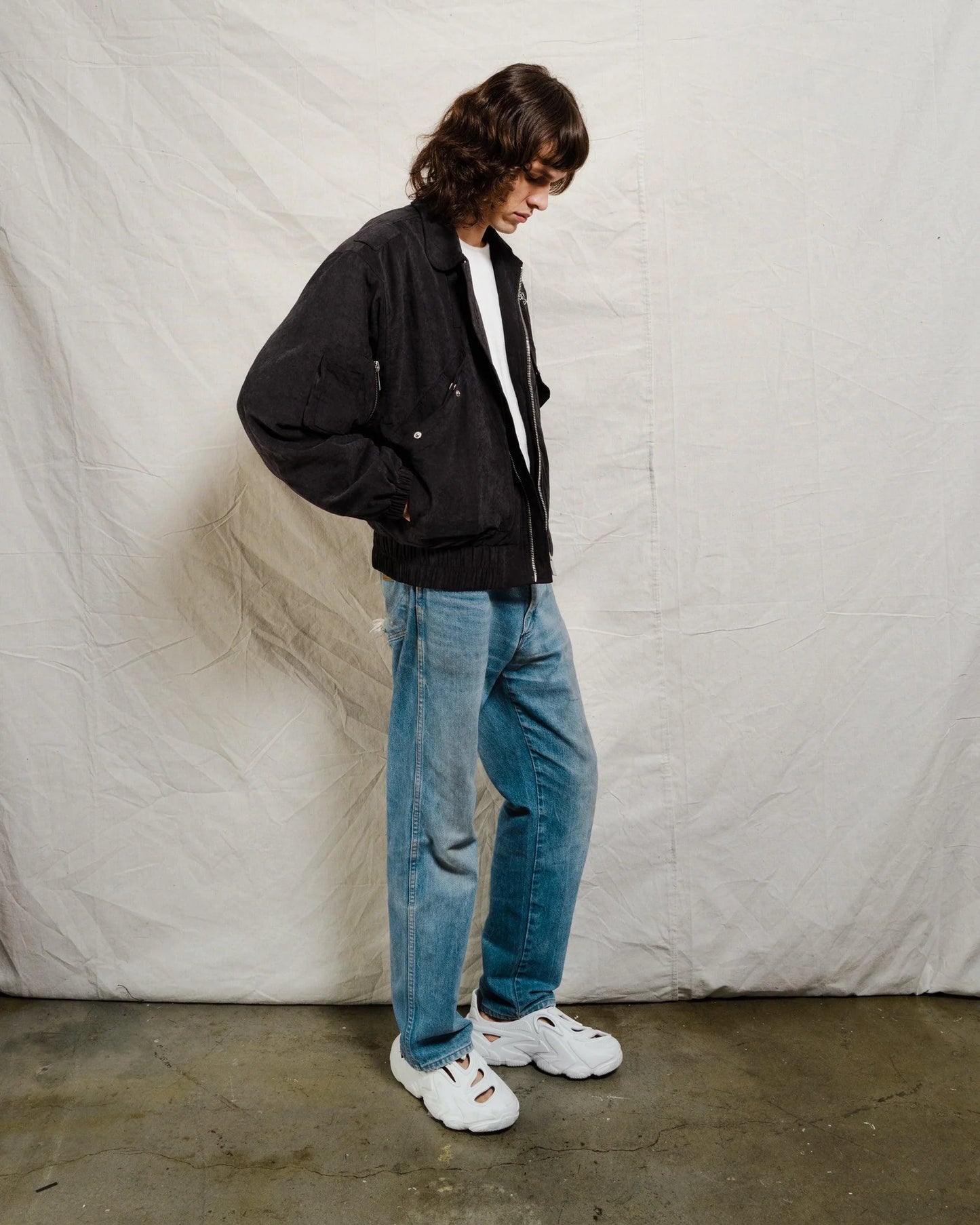 SUEDED FLIGHT JACKET