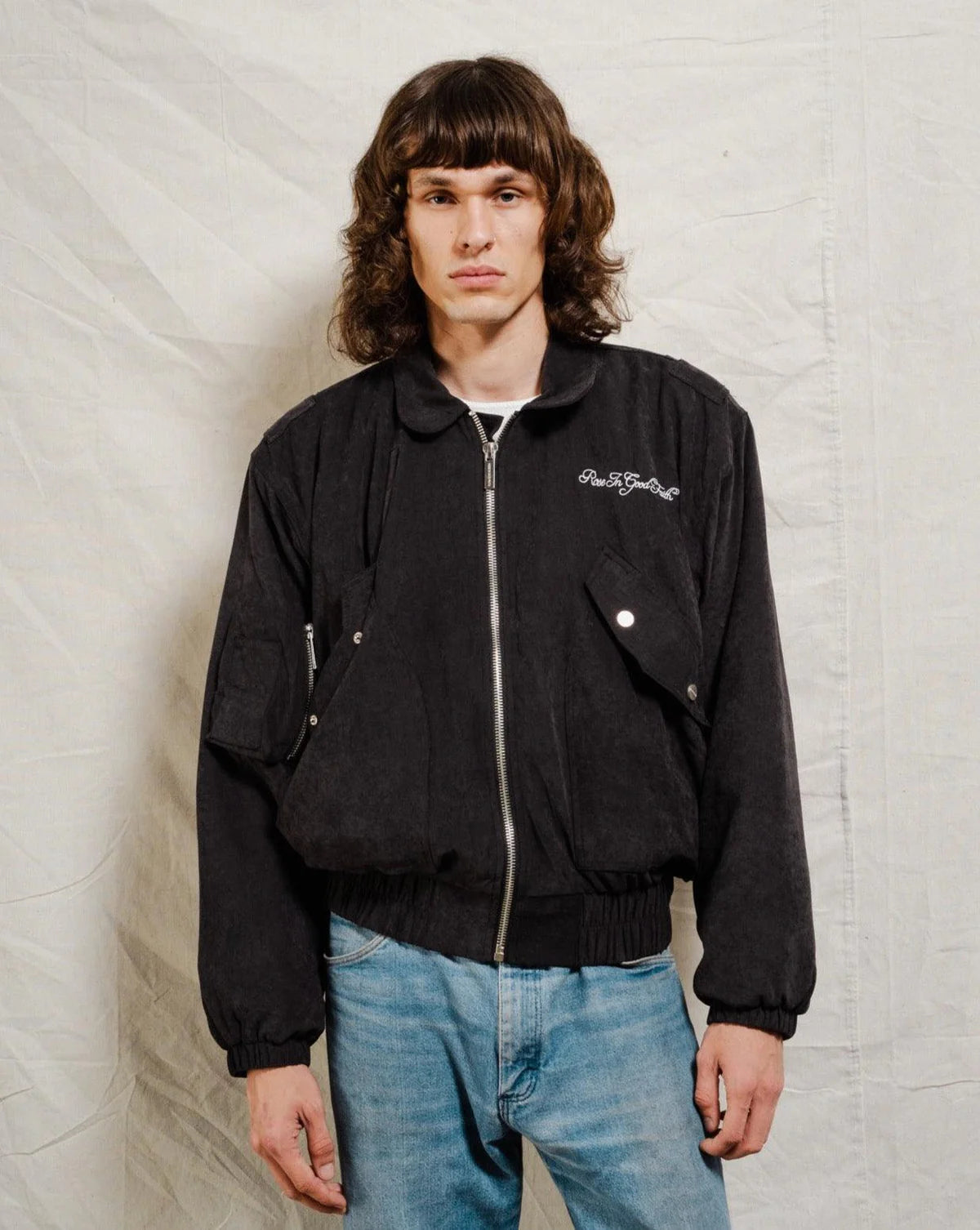 SUEDED FLIGHT JACKET