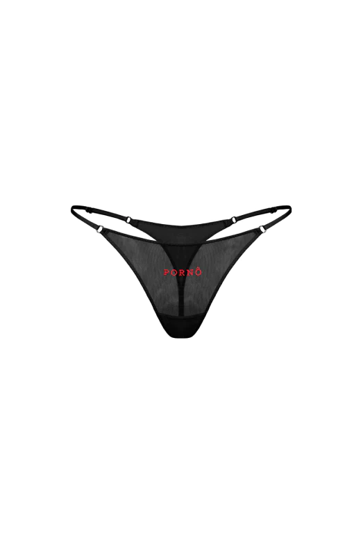 PRN BLACK THONG