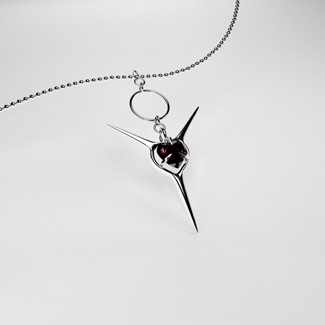 Rugged Heart necklace