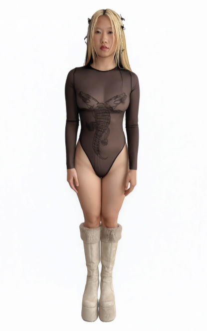ALLIGATOR GRAVITY LONG SLEEVE BODYSUIT