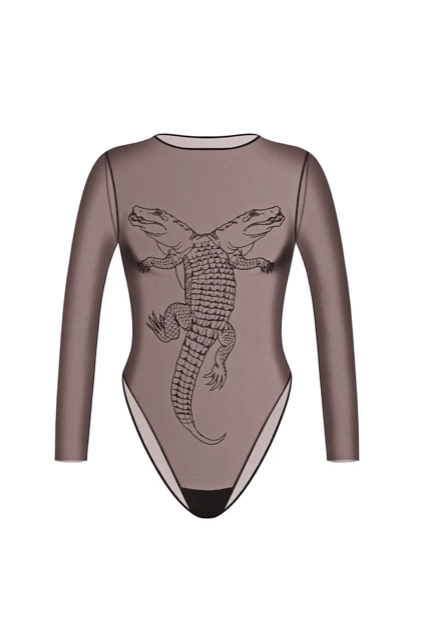 ALLIGATOR GRAVITY LONG SLEEVE BODYSUIT