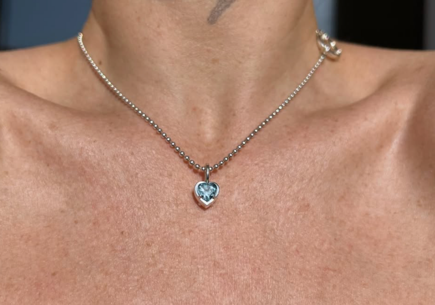 Reverse Heart pendant