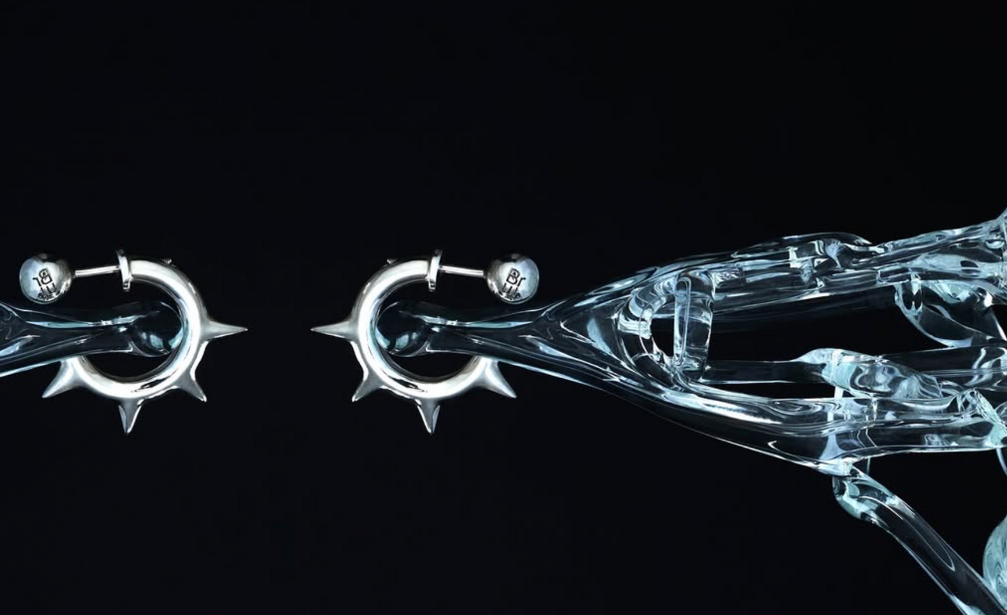 Spike mono earring