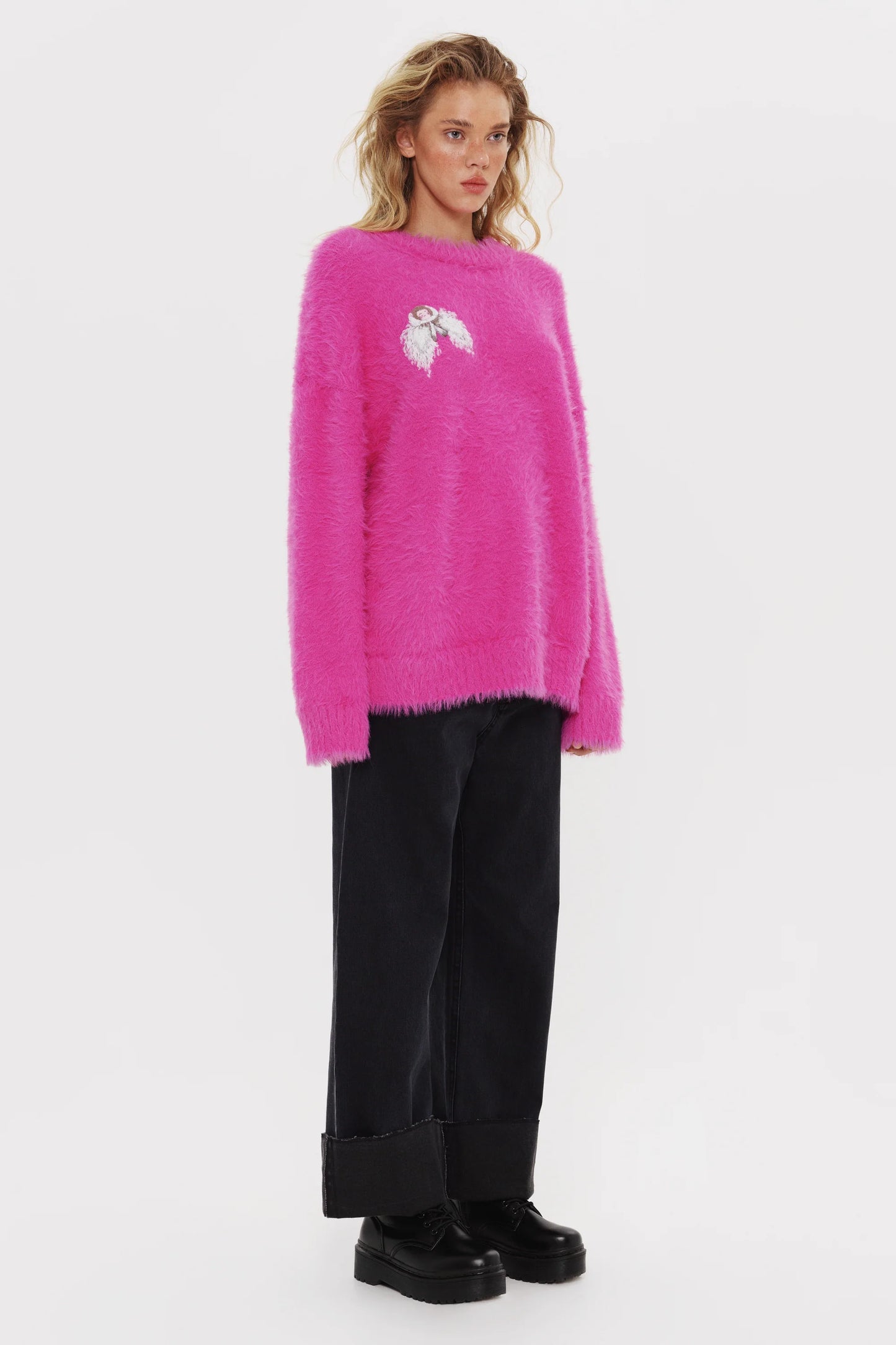 INLOVER Pink Sweater