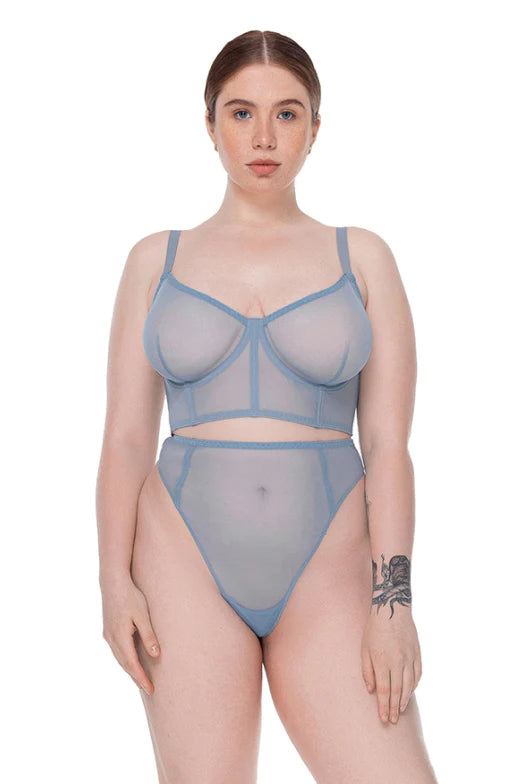 UNNAMED 2.0 ASH BLUE HIGH-WAISTED BRIEF