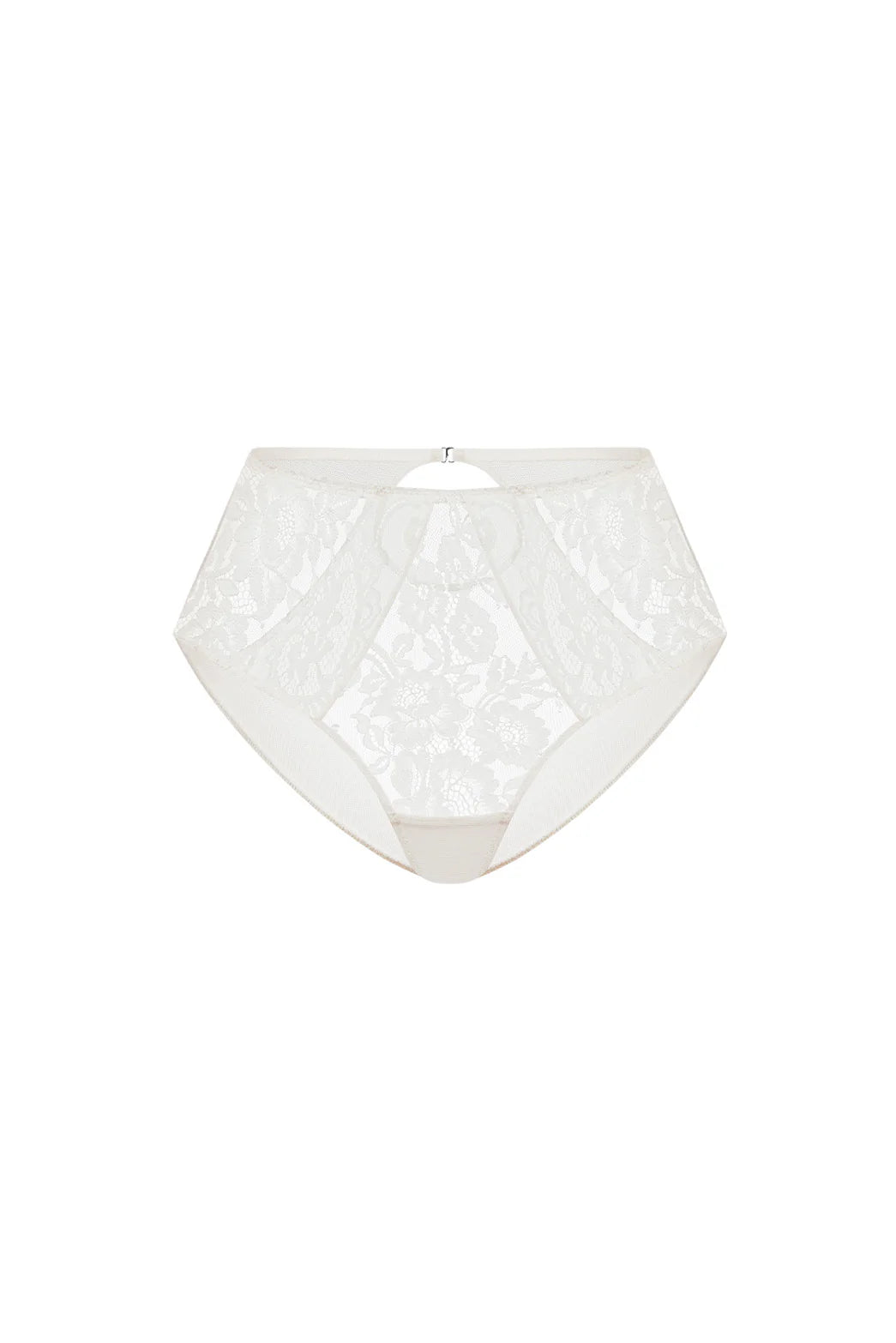 Elain White High-Waisted Brief