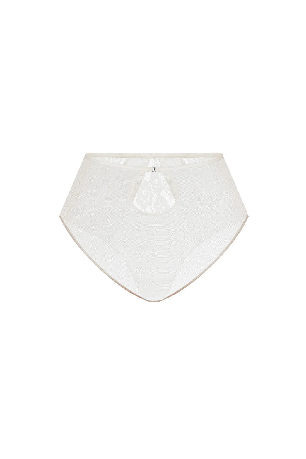 Elain White High-Waisted Brief