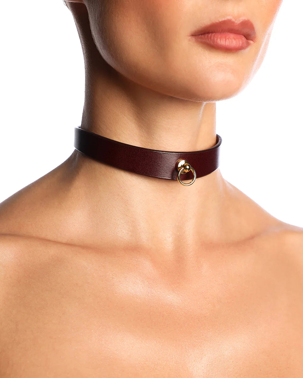 Choker "Delia" Burgundy