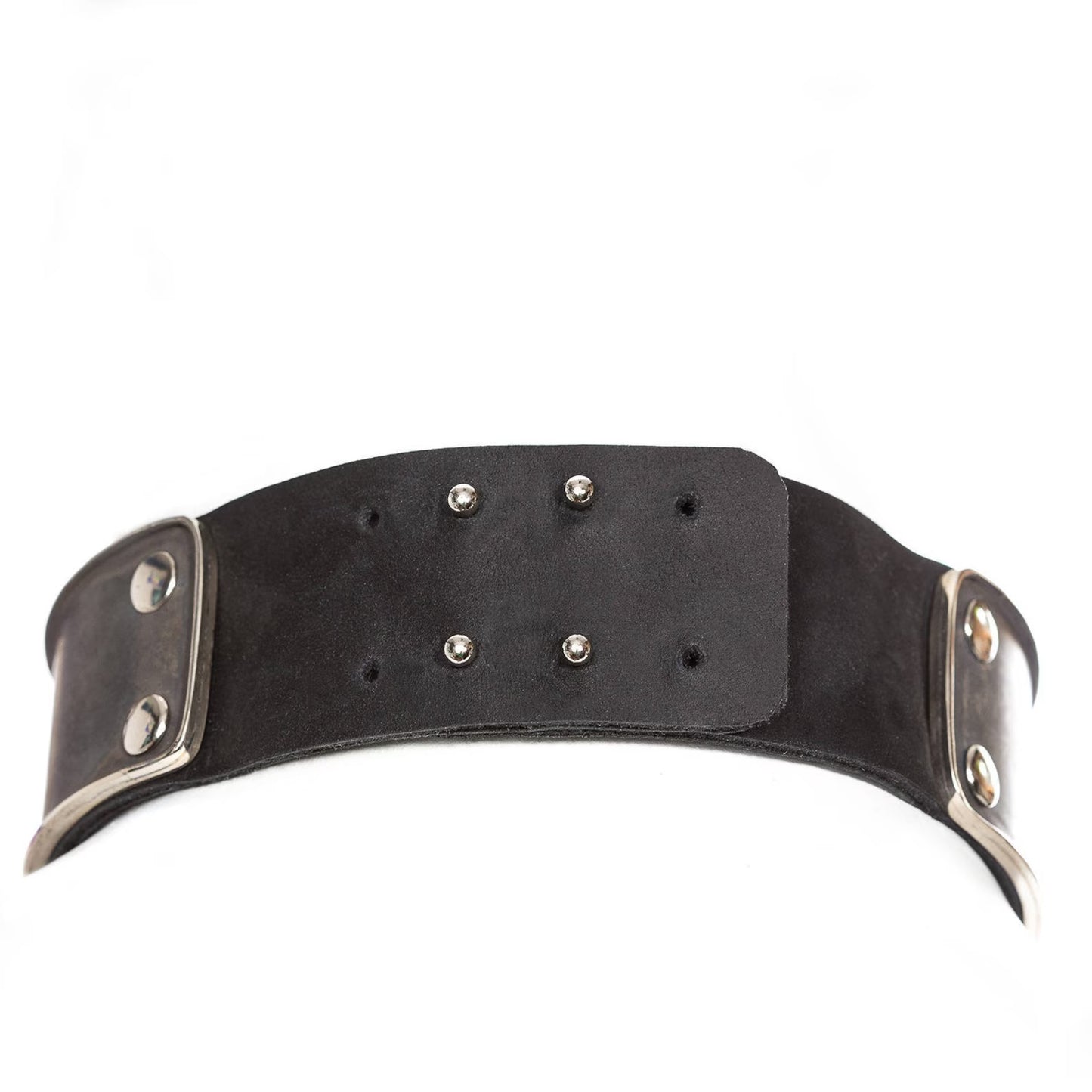 Scarab of Akasha Metal and Leather Goddess Choker