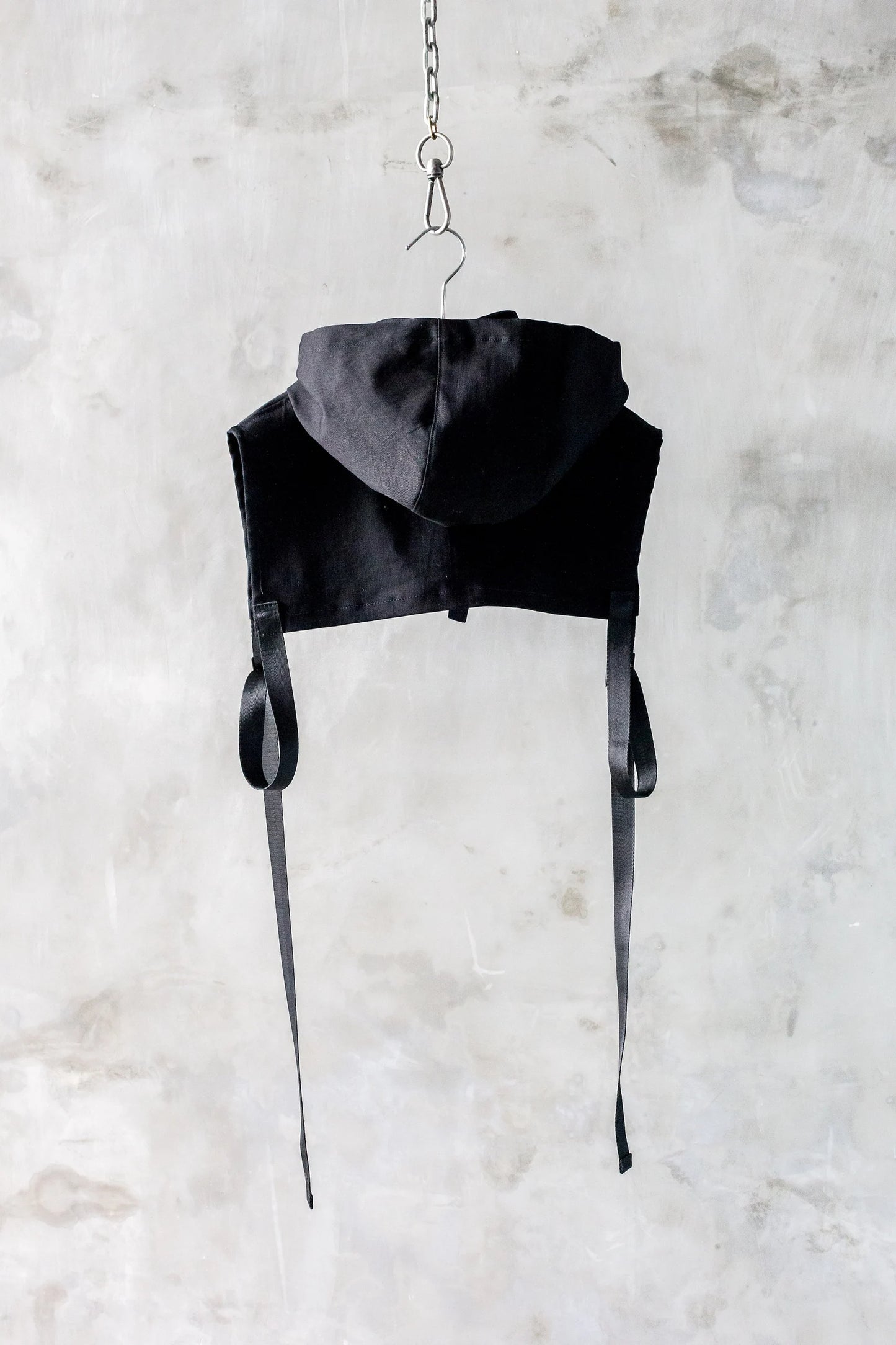 HIGHER GROUND Hooded Cropped Unisex Vest