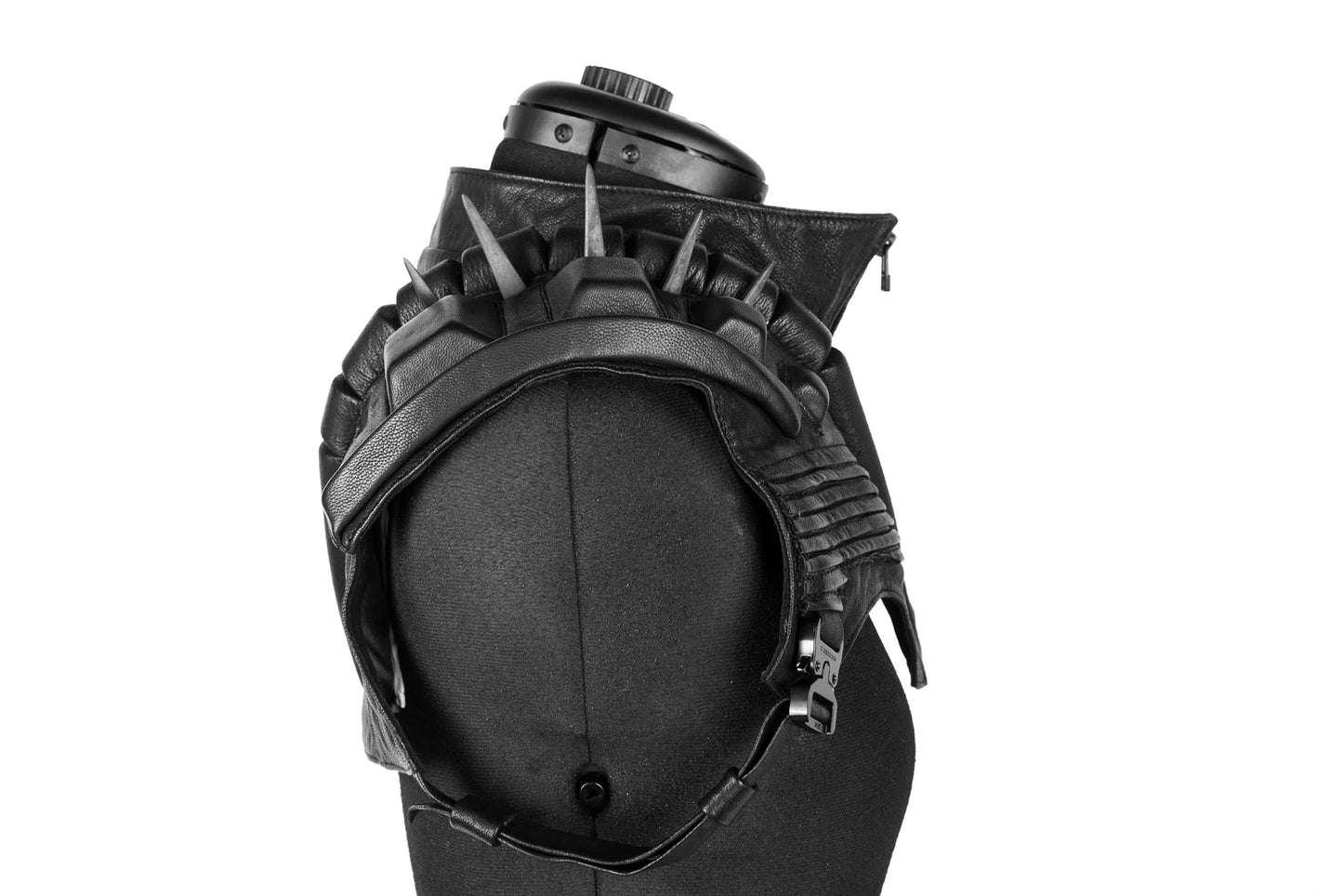 Solo Enforcer Black Leather Chest Plate w/ Metal Spikes
