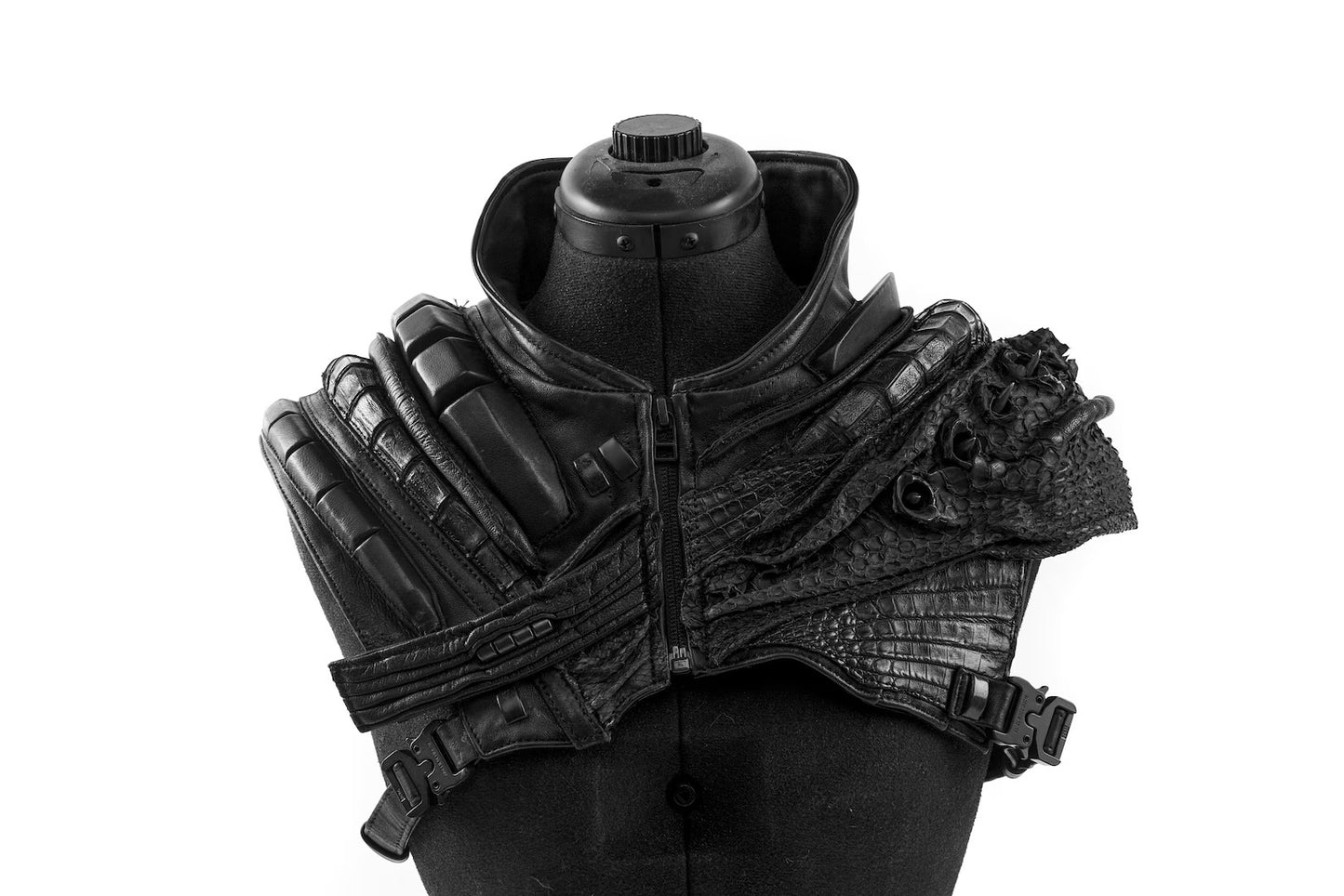 Nightmare Deception Black Leather Shoulder Piece