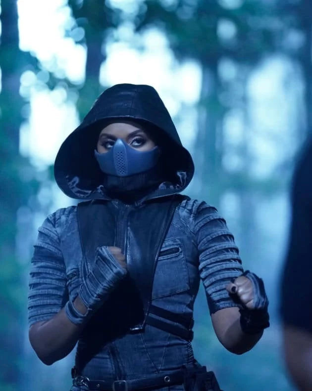 NINJA KOMBAT Techwear Hood Crop Top Vest