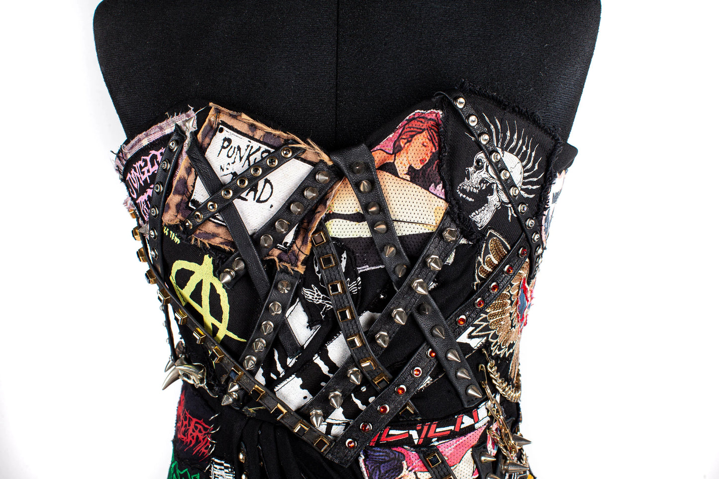 Chic Punk Met Gala Couture Dress