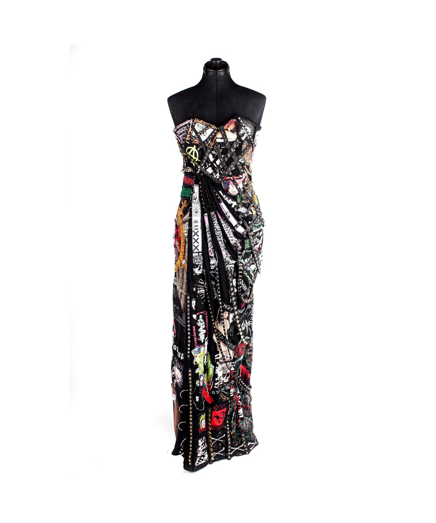 Chic Punk Met Gala Couture Dress