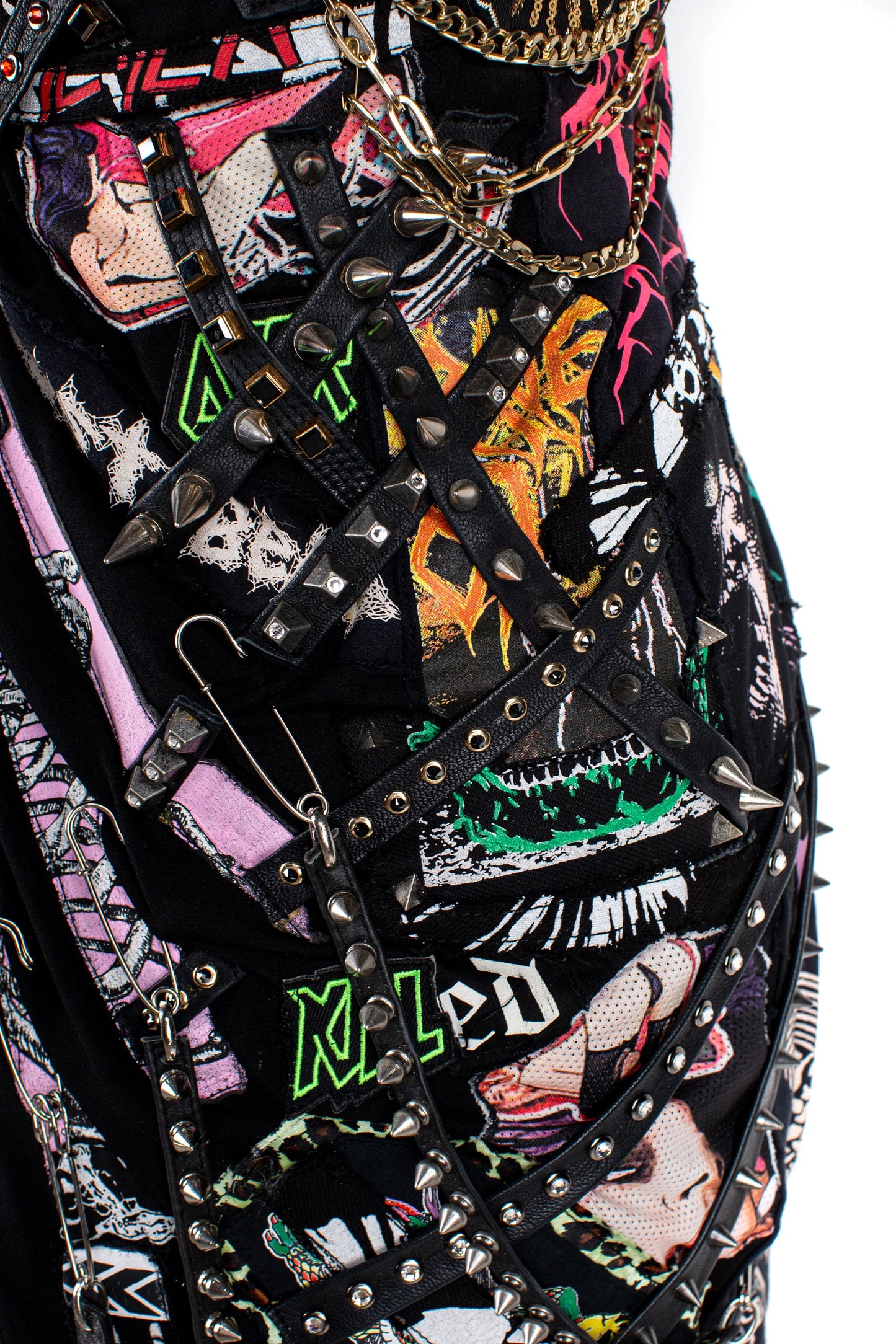 Chic Punk Met Gala Couture Dress